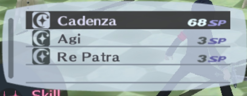 Persona 3 Cadenza Fusion Skill